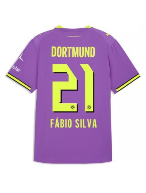 Moški Nogometna dresi replika Borussia Dortmund Fabio Silva #21 Tretji 2026-27 Kratek rokav Moški Nogometna dresi replika Borussia Dortmund Fabio Silva #21 Tretji 2026-27 Kratek rokav